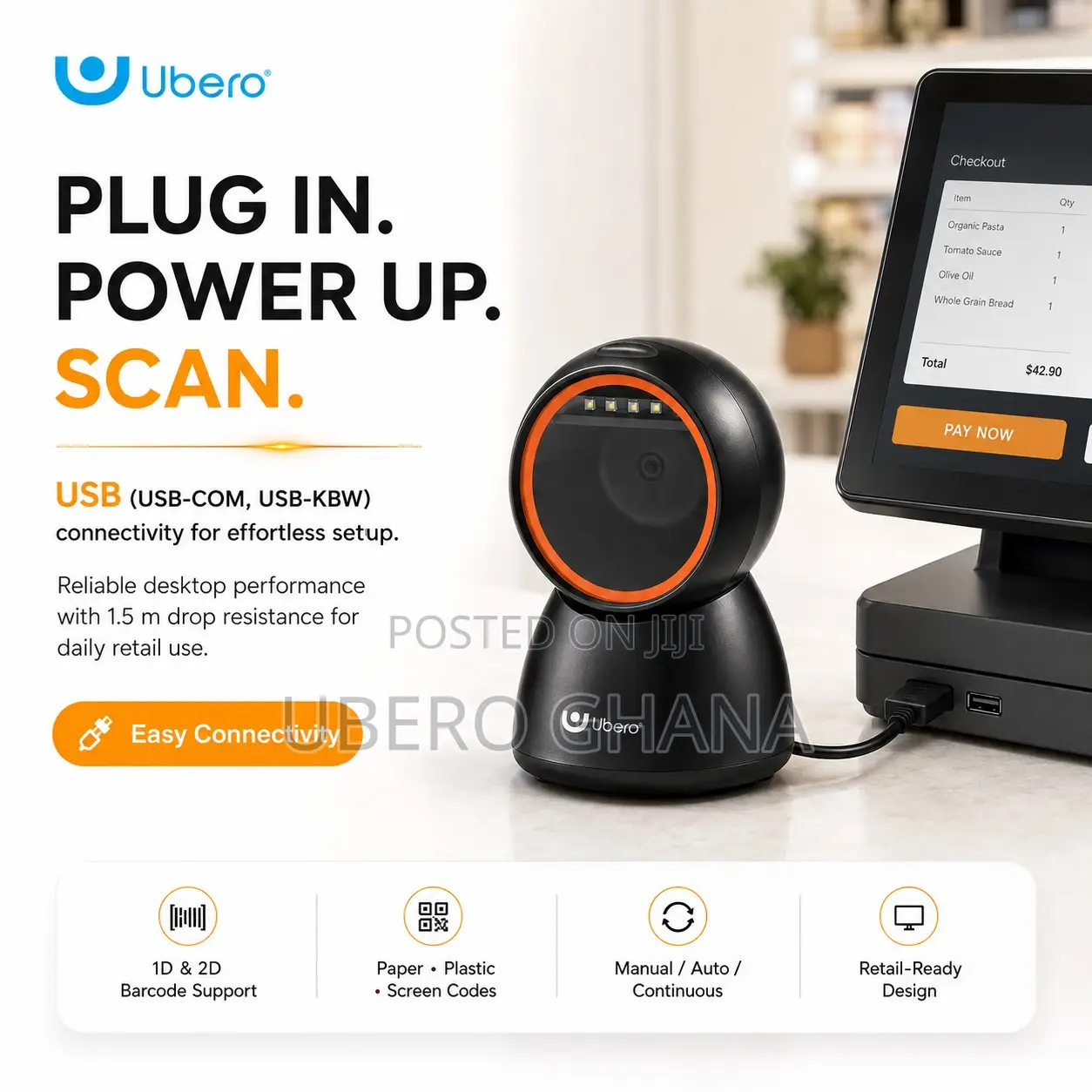 S3 Desktop 2d Barcode Scanner