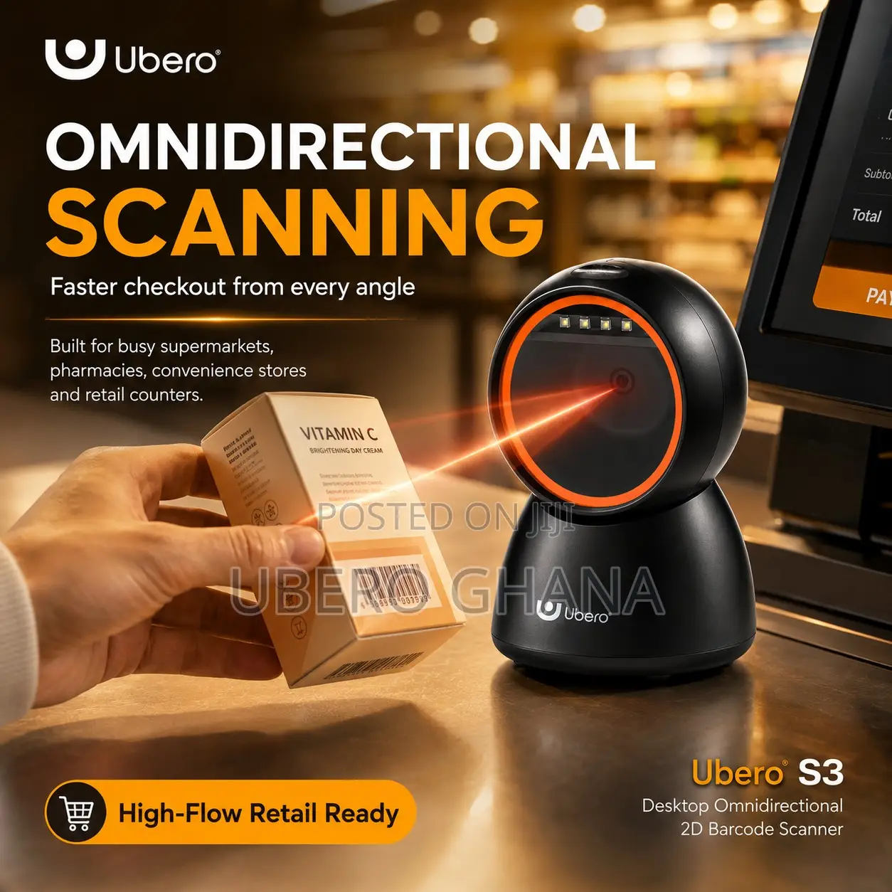 S3 Desktop 2d Barcode Scanner