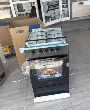 Choose Premium Midea 4 Gas Burner With Oven Grill(Transparent Lid)