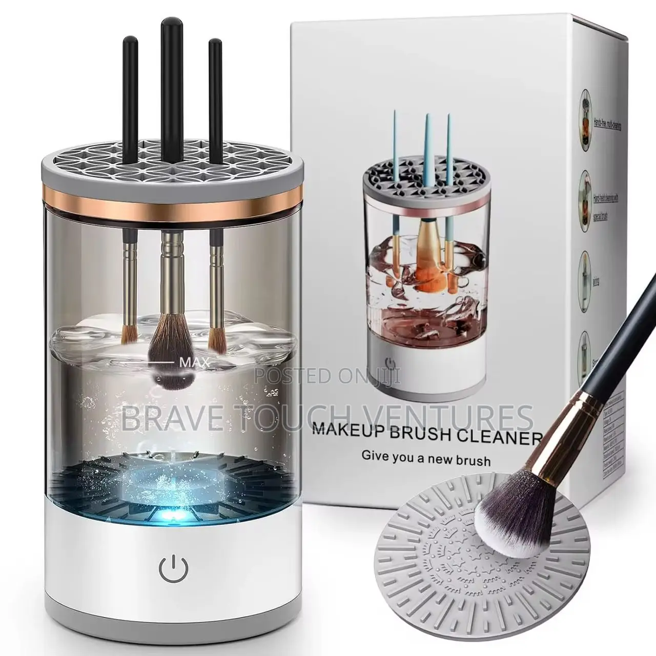 Automatic Spinning Makeup Brush Cleaner Kit