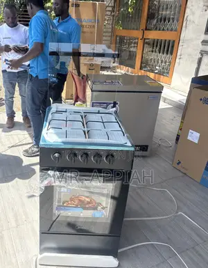 Extremely Durable Midea 4 Gas Burner With Grill(Black)50x50cm 