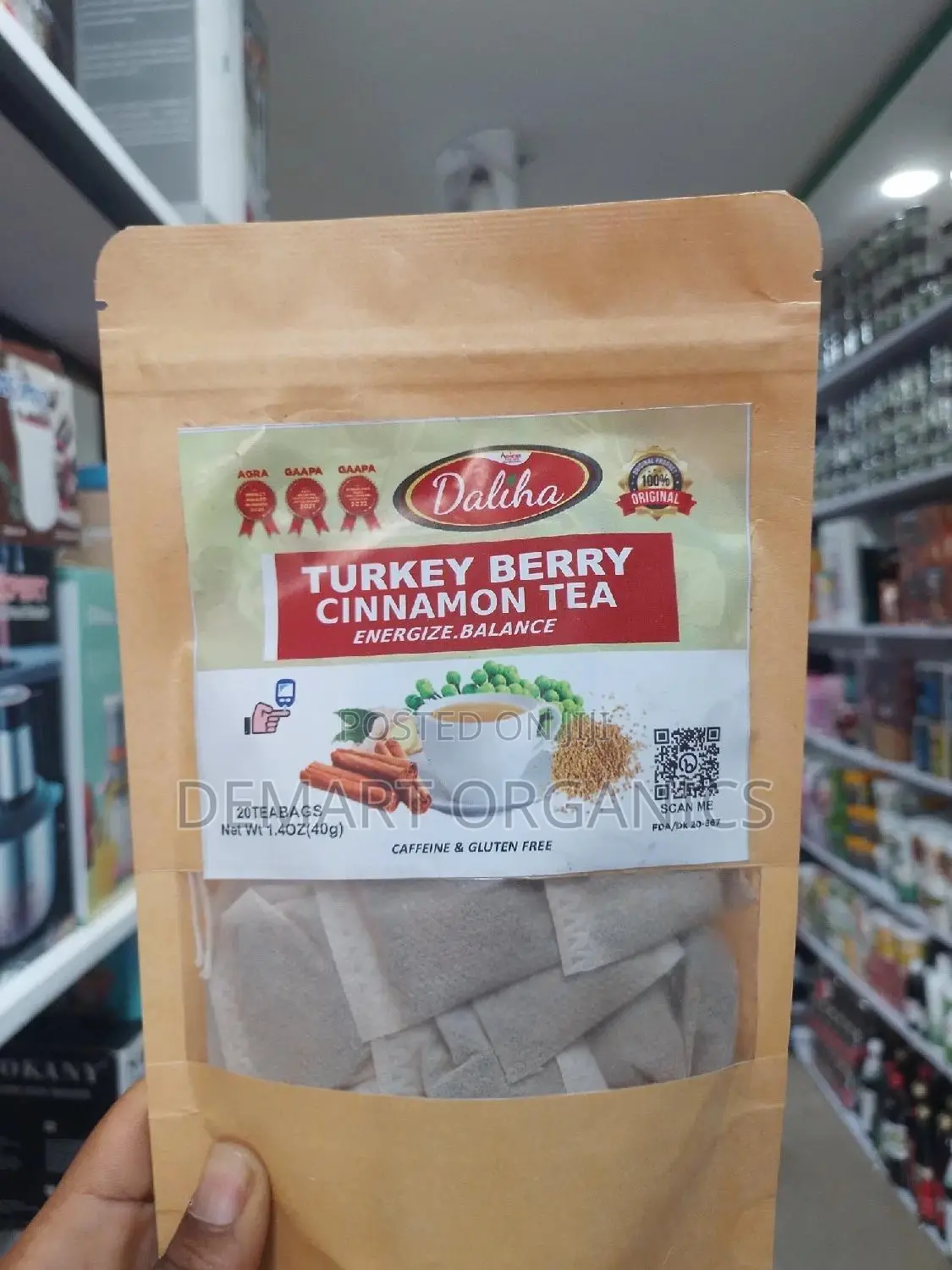 Turkey Berry Cinnamon Tea