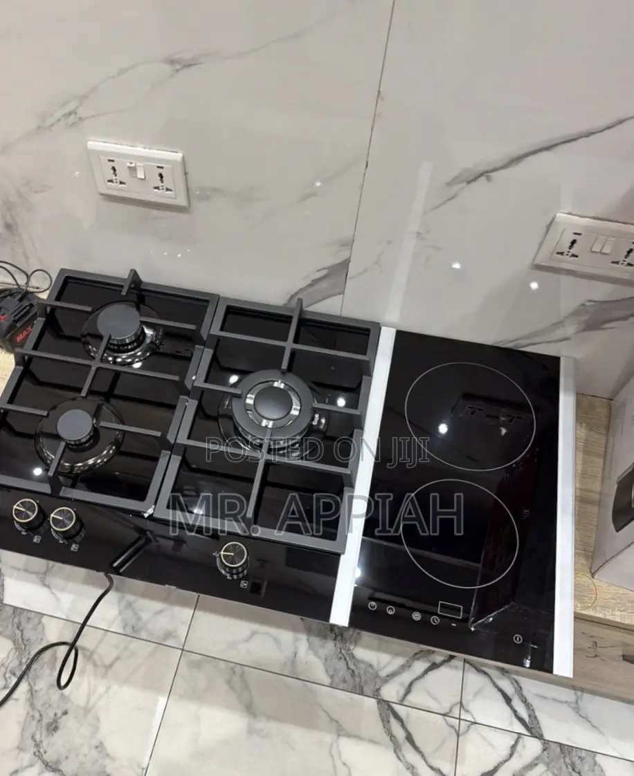 Choose Premium Kenwood 90cm 4 Gas + 2 Electric Hob(Glass)