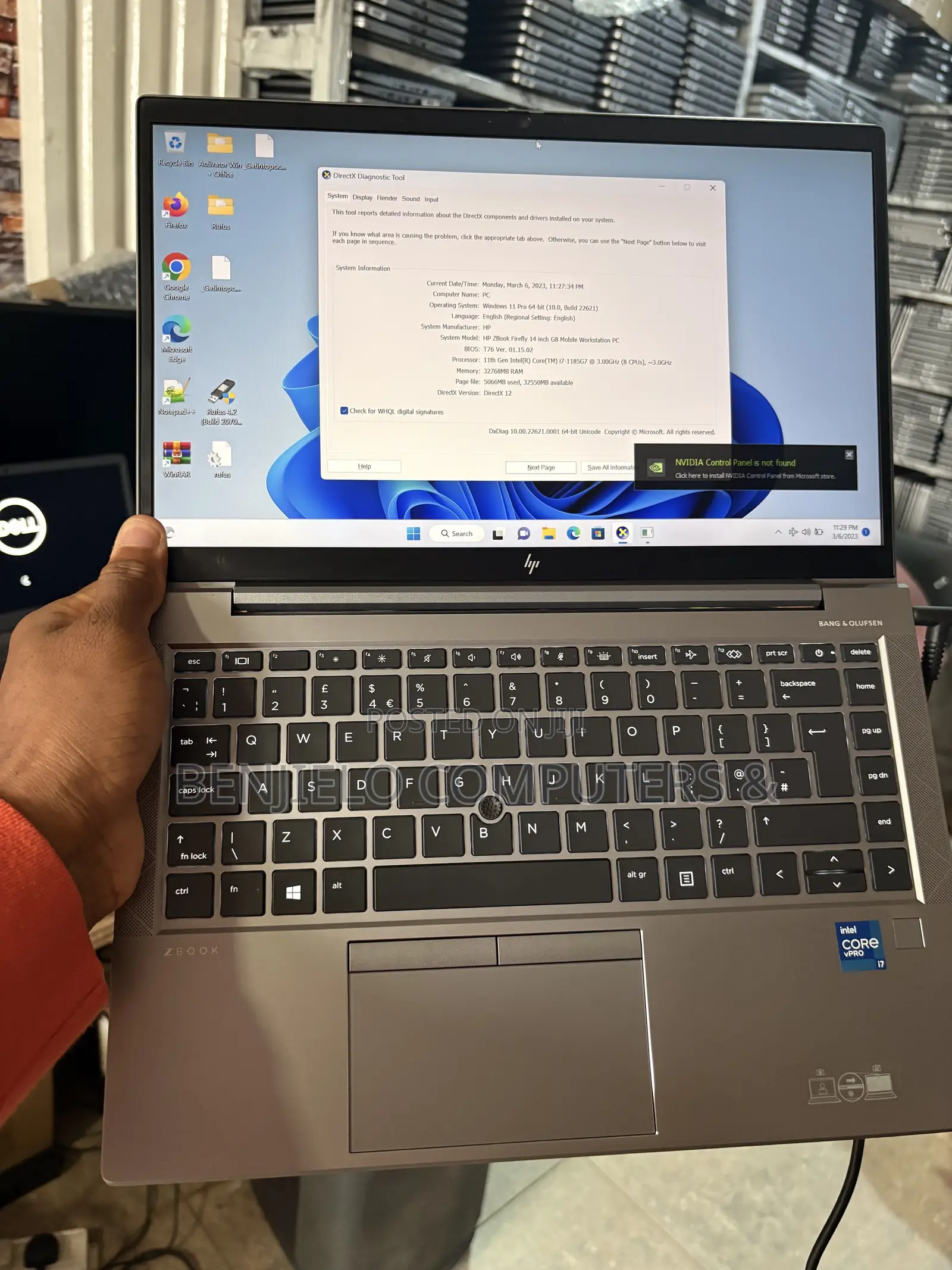 Laptop HP ZBook 14 32GB Intel Core i7 SSD 1T