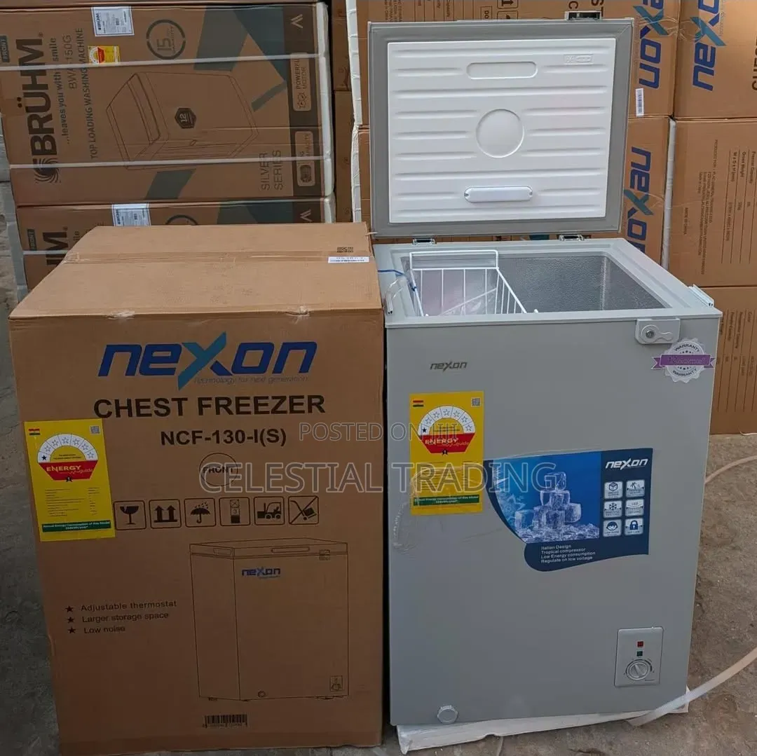 Nexon NCF-130-I(S) 100ltrs Chest Freezer- Sliver