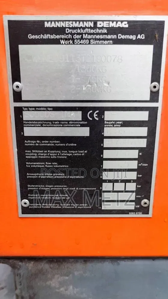Air Compressors Made In Germany For Sale And Rental