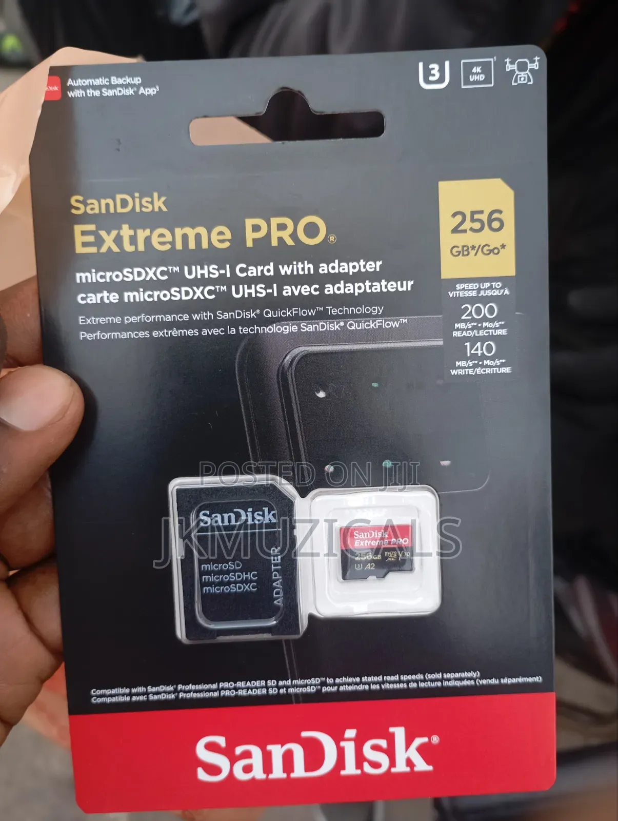 Sandisk Extreme Pro_ Microsdxc Uhs-1 Card With Adapter 128gb