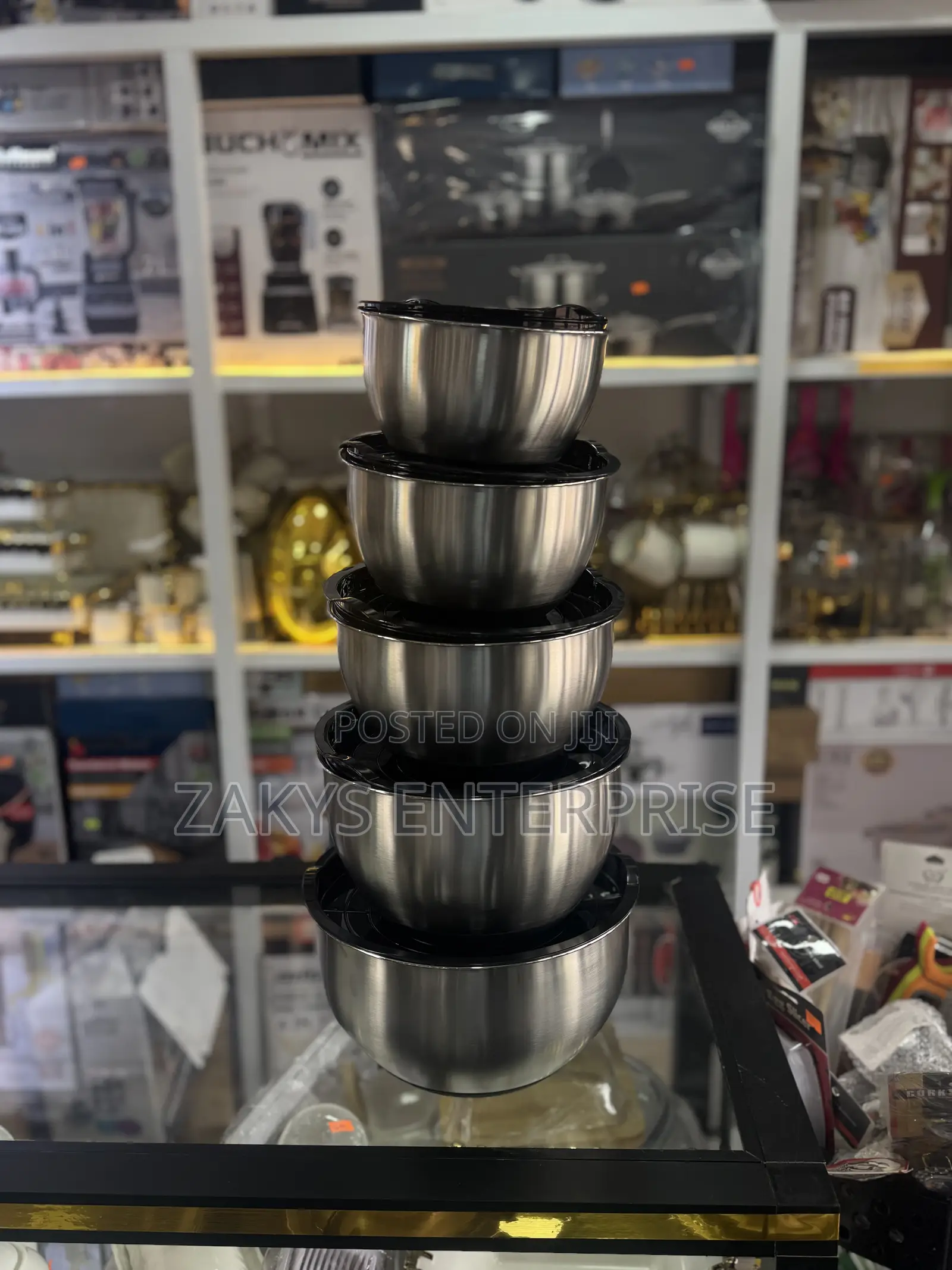Stainless Steel Mixing Bowl 5set