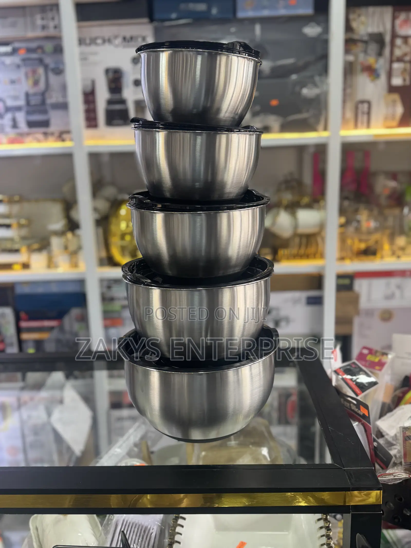 Stainless Steel Mixing Bowl 5set