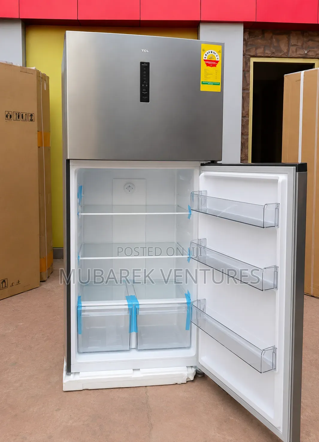 TCL 635 LTRS Top Freezer Fridge