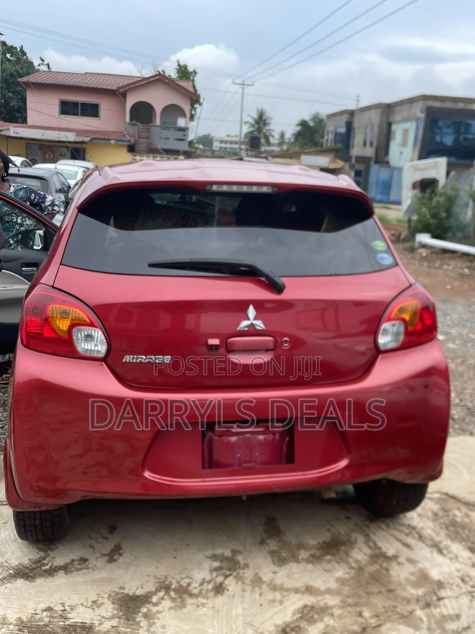 Mitsubishi Mirage 2013 Red