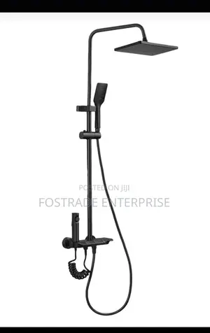 4 in 1 Bathroom Shower Set Black