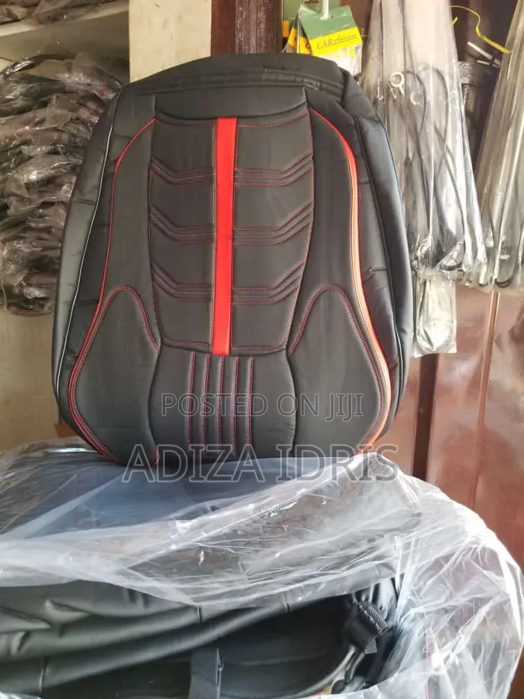 Luxury Five Seater Cover Red and Black
