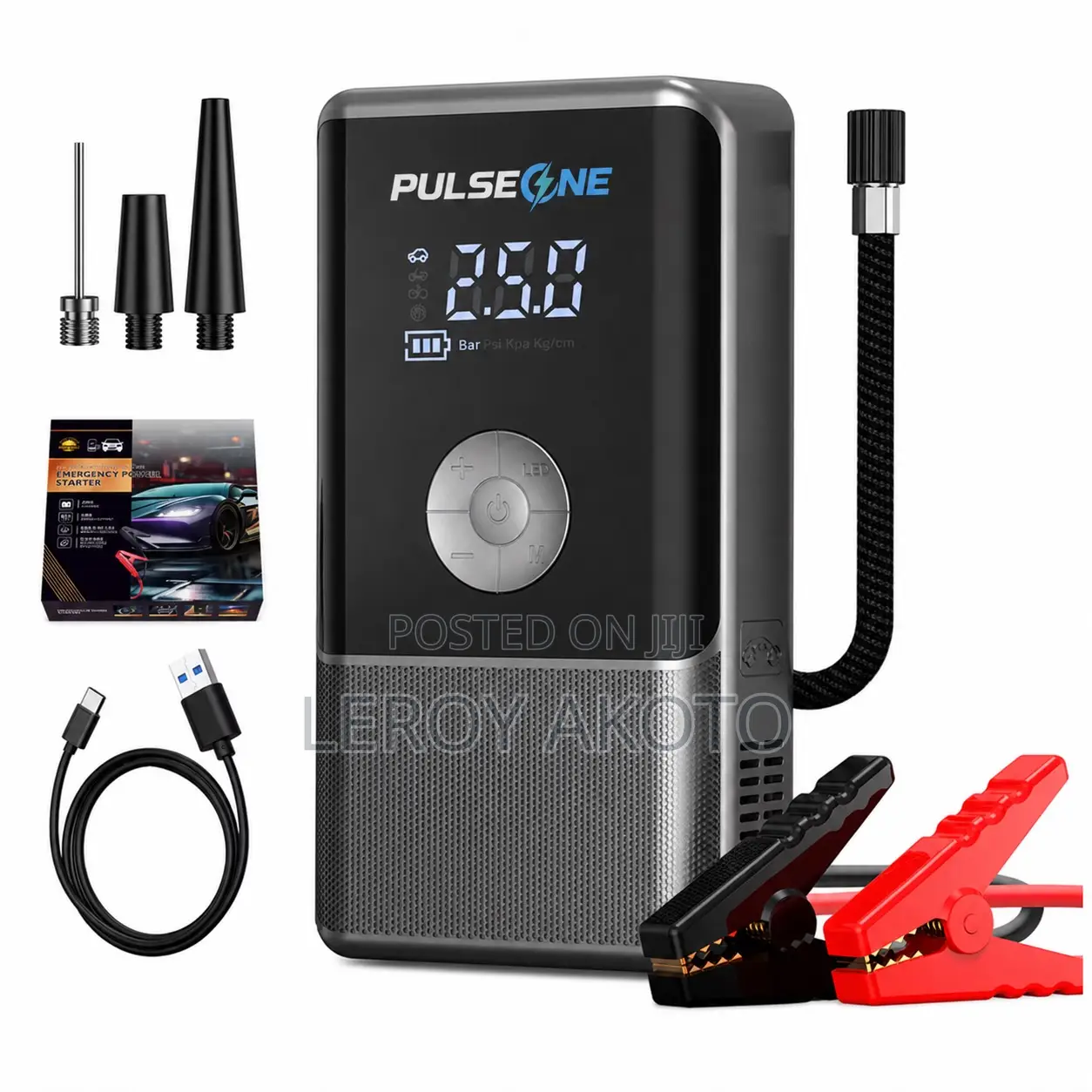 Car Jump Starter and Air Compressor