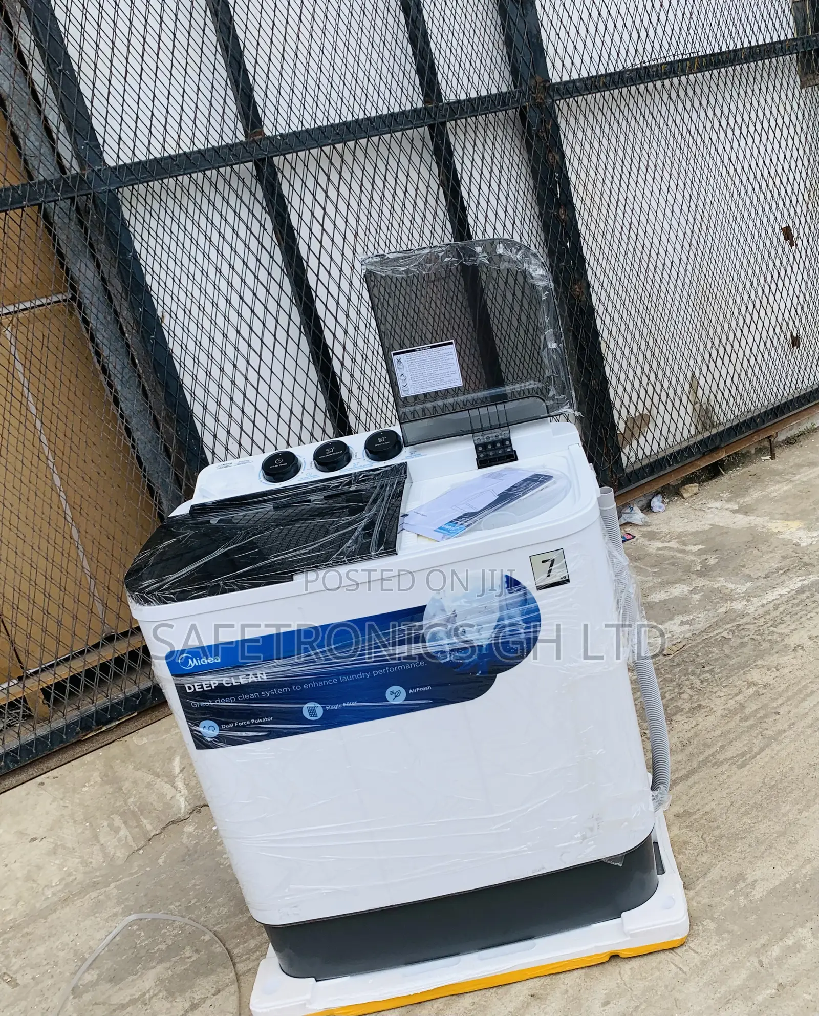 Shop Excellent Midea 7.0kg Semi Auto Washing Machine Mf100w70/W-Gh