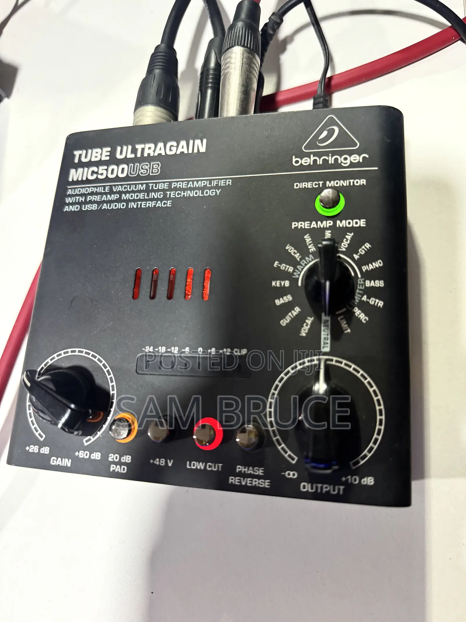 Tube Ultragain Mic500usb
