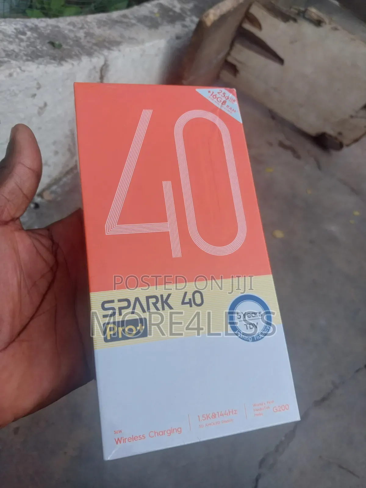 New Tecno Spark 40 Pro+ 256 GB Black