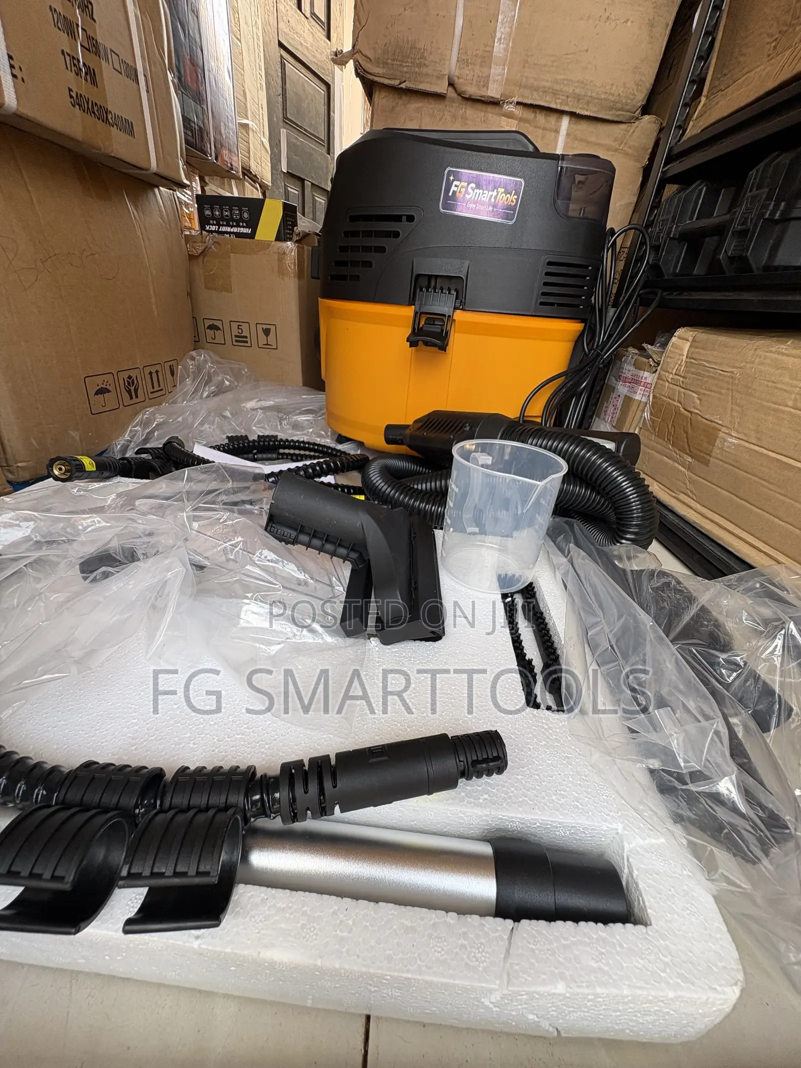 Industrial Steam Engine and Sofa Carpet Extractor