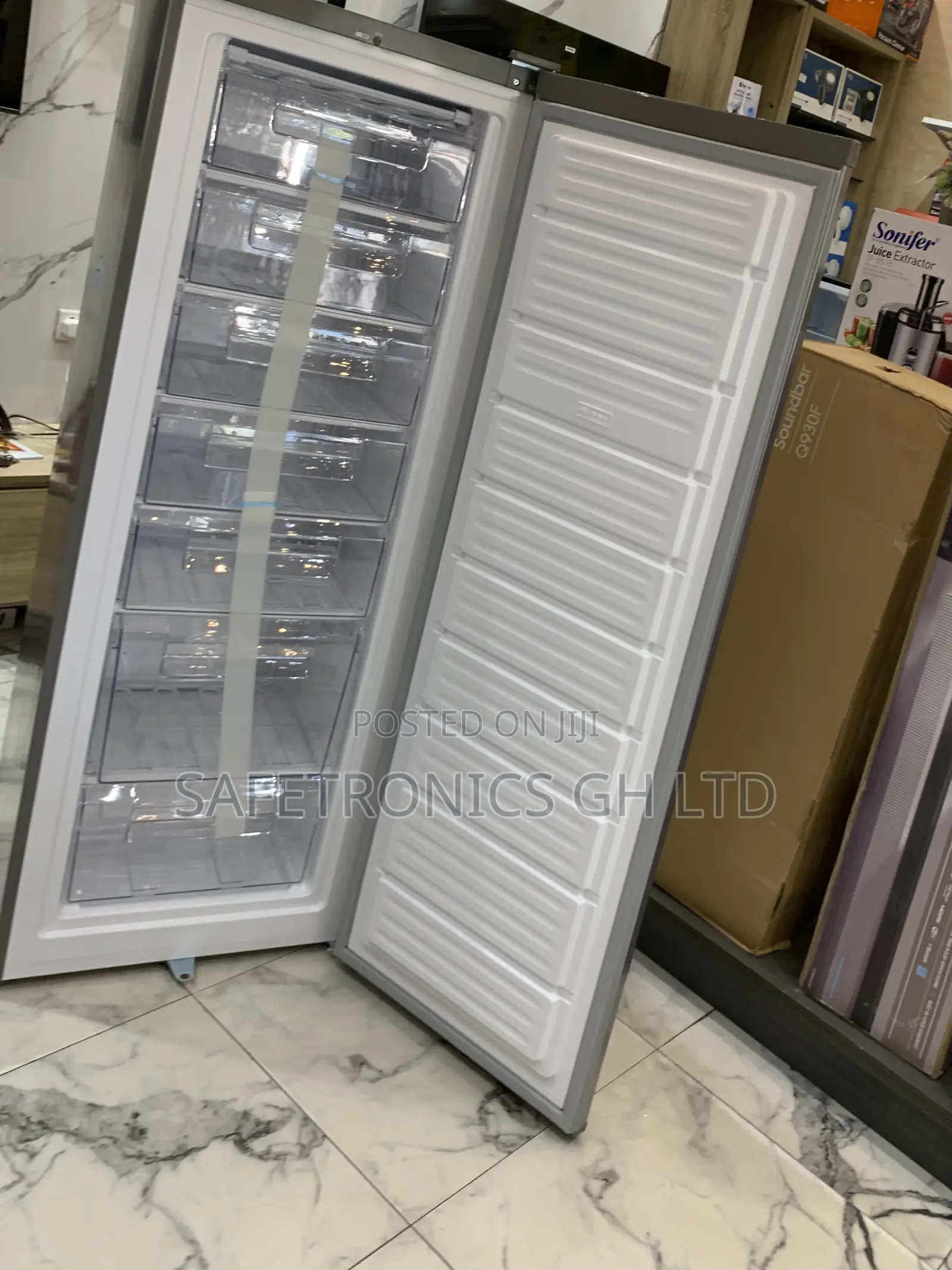 Newest Version Pearl Puf-370-1a Efficient Upright Standing Freezer