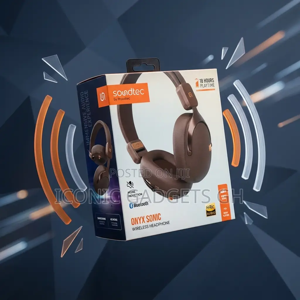 Soundtec Onyx Sonic Wireless Headphones