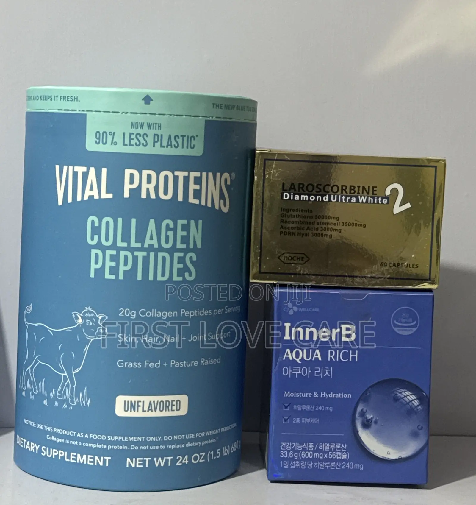 Vital Proteins Collagen Peptides, Laroscorbine Diamond Ultra Innerb