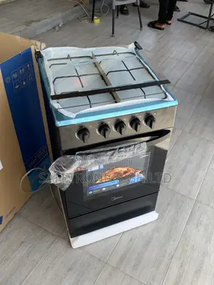 Affordable Black Midea 4 Burner Gas Cooker