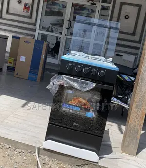 Exclusive Black Midea 4 Burner Gas Cooker