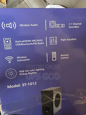 Philips Soundbar With Led Light