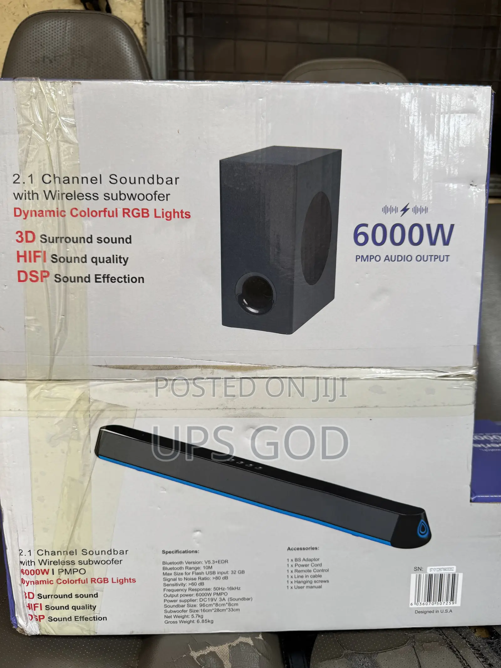 Philips Soundbar With Led Light