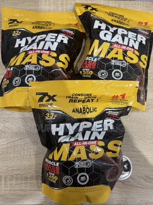 Anabolic Hyper Mass Gainer, All-in-. Calorie-rich, Nutrient-packed.