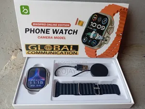 Bw9 Pro Smart Watch With Sim Card Slot - Black