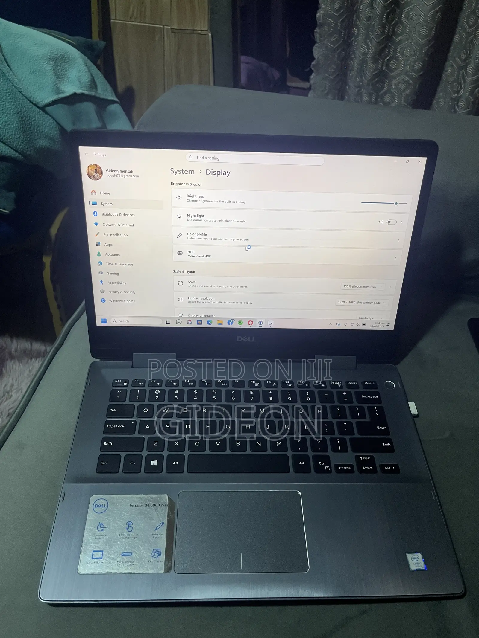 Laptop Dell Inspiron 14 5000 8GB SSD 256GB