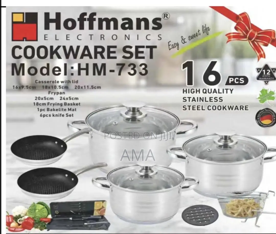 16 In 1 Cookware Set