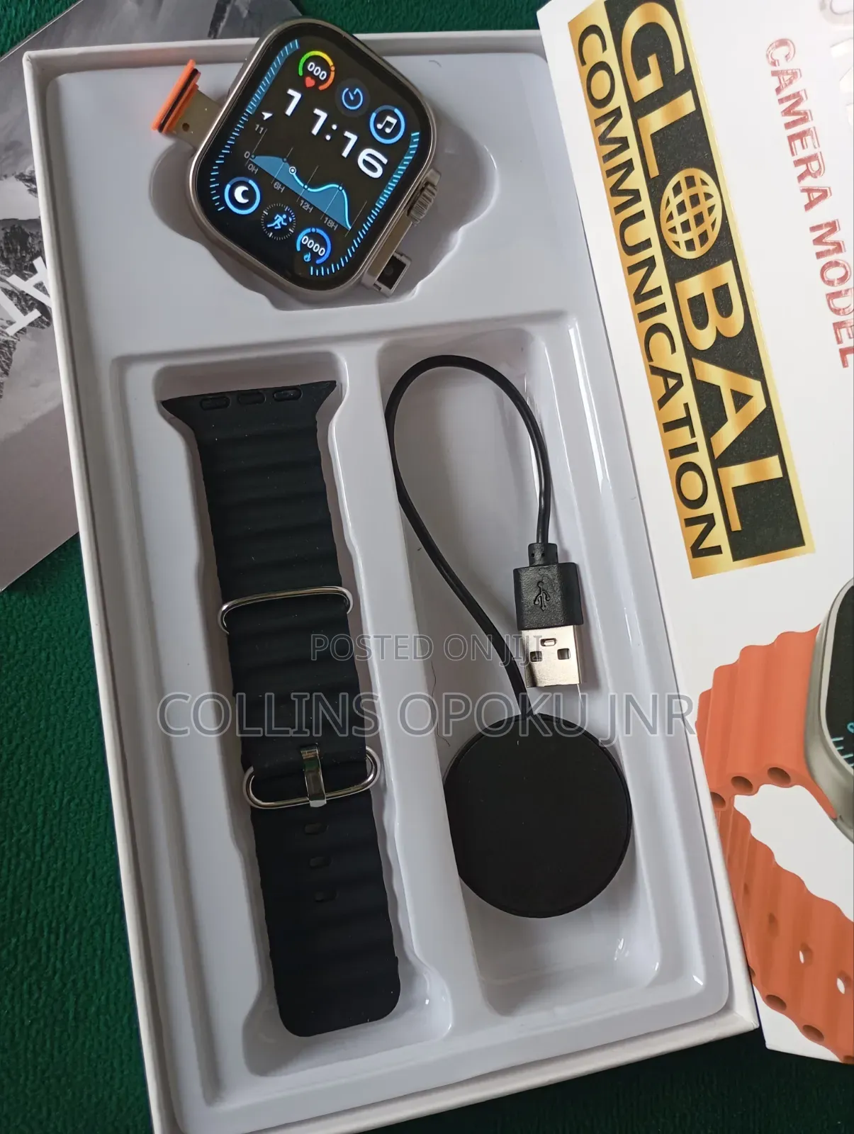 Bw9 Pro Online Edition Camera Smart Watch With Sim Slot - Black