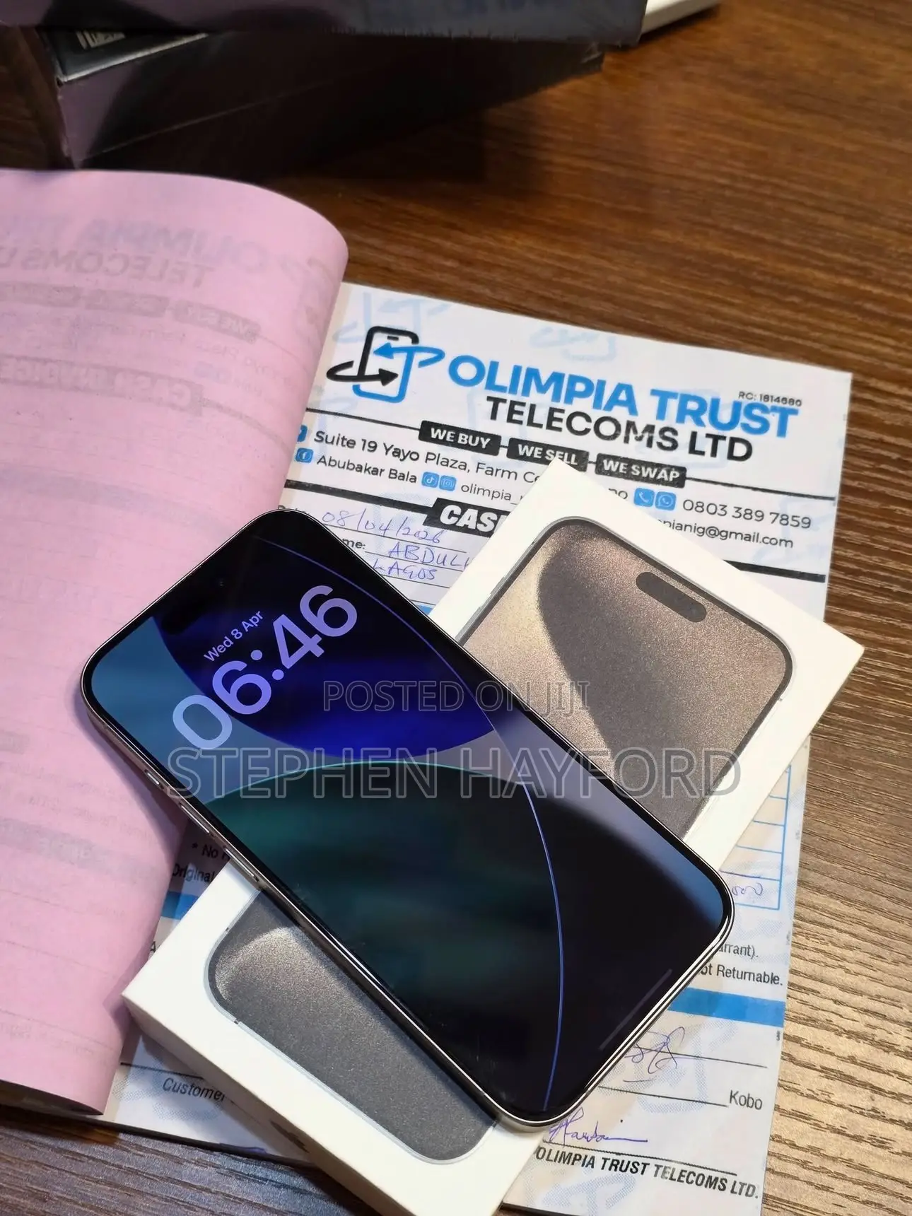 Apple iPhone 15 Pro Max 256 GB Silver