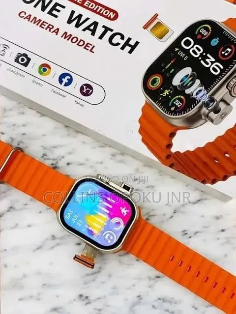 Bw9 Pro Online Edition Camera Smart Watch With Sim Slot - Orange