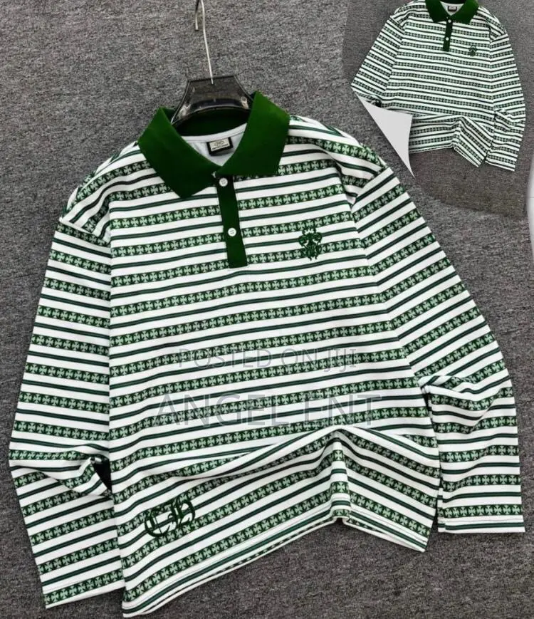 Striped Chrome Hearts Long Sleeves Available (Location: Adum Kumasi)