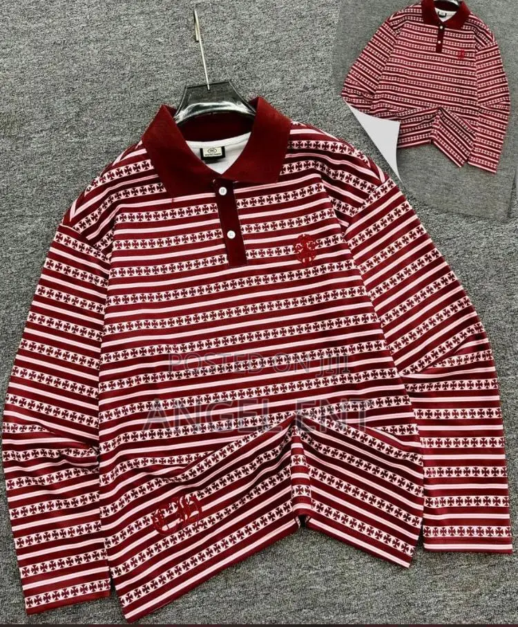 Striped Chrome Hearts Long Sleeves Available (Location: Adum Kumasi)