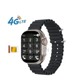 Bw9 Pro Smart Watch With Sim Card Slot - Black