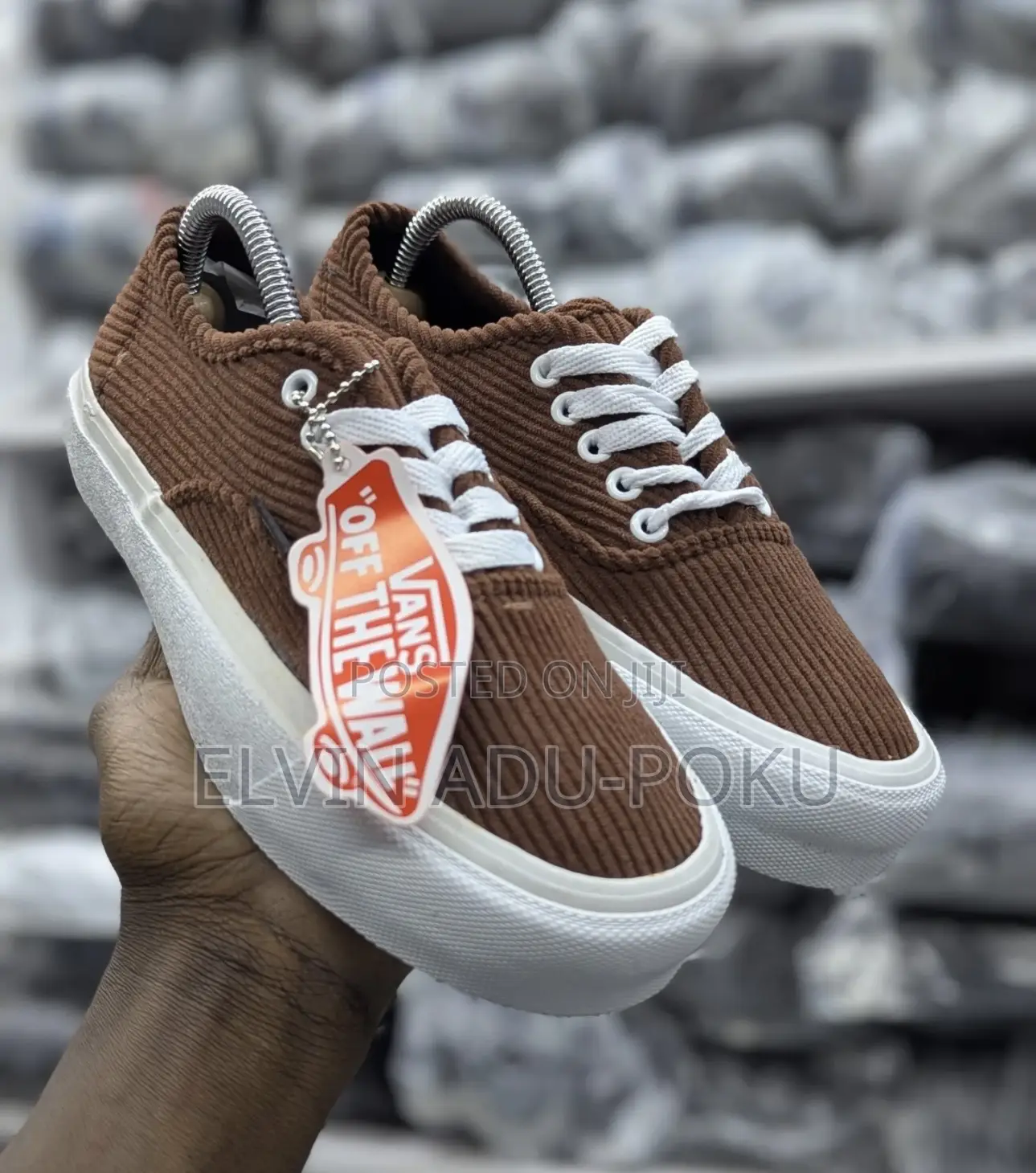 Authentic Pewter Vans Corduroy Sneaker , Swipe for Other Colours >>