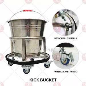 Medical Kick Bucket Stainless