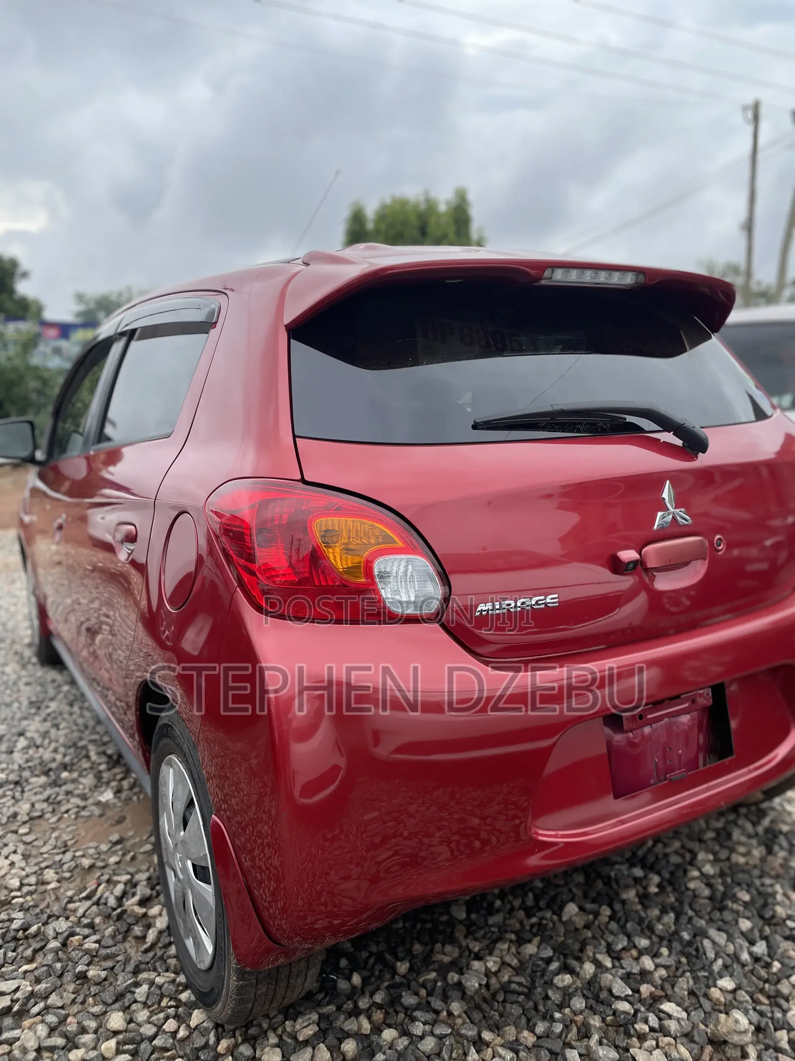 Mitsubishi Mirage 2013 Red