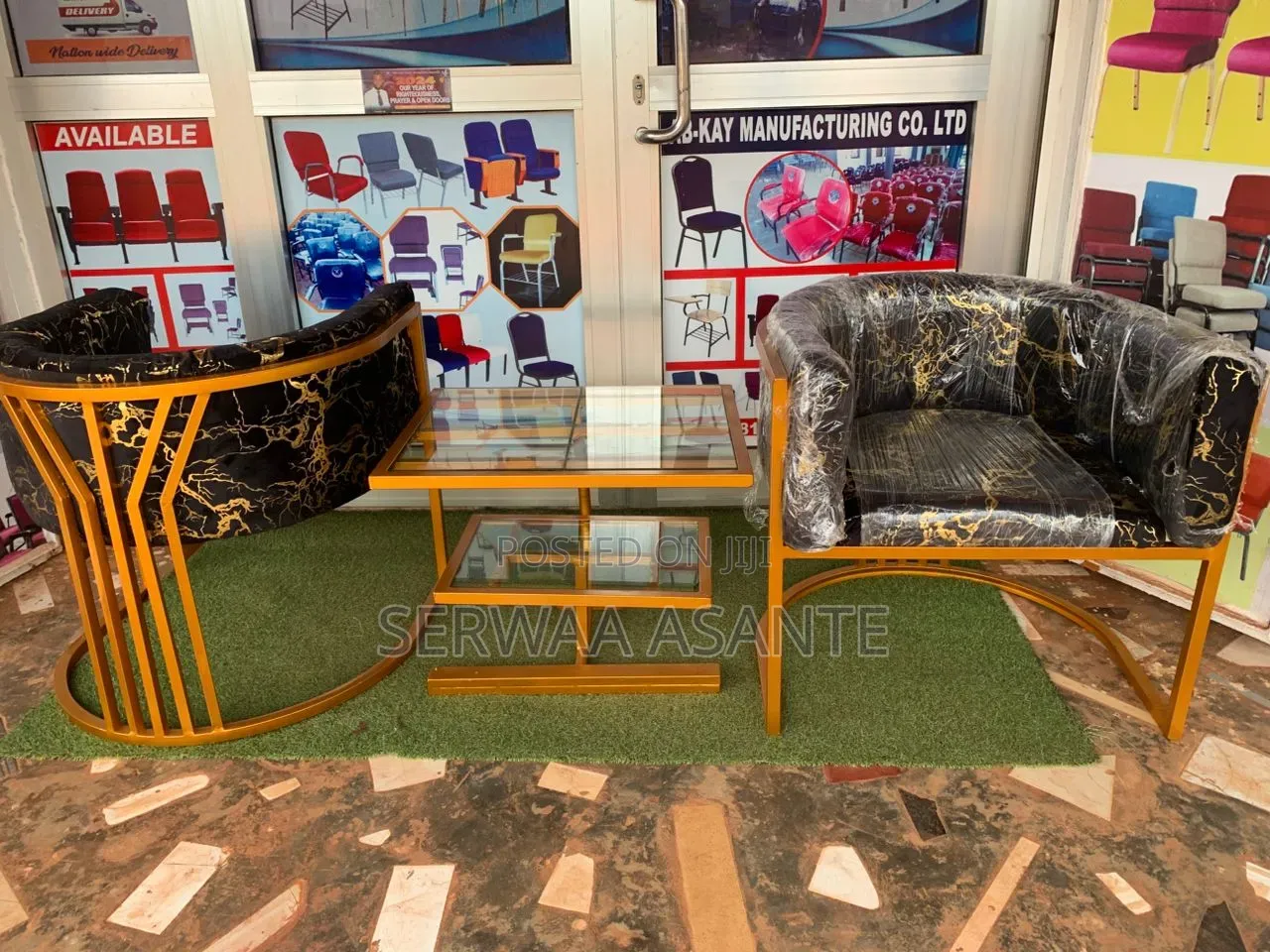 Made In Ghana Chairs,Tables,Metal Bunk Beds ,Luxury Chairs Etc