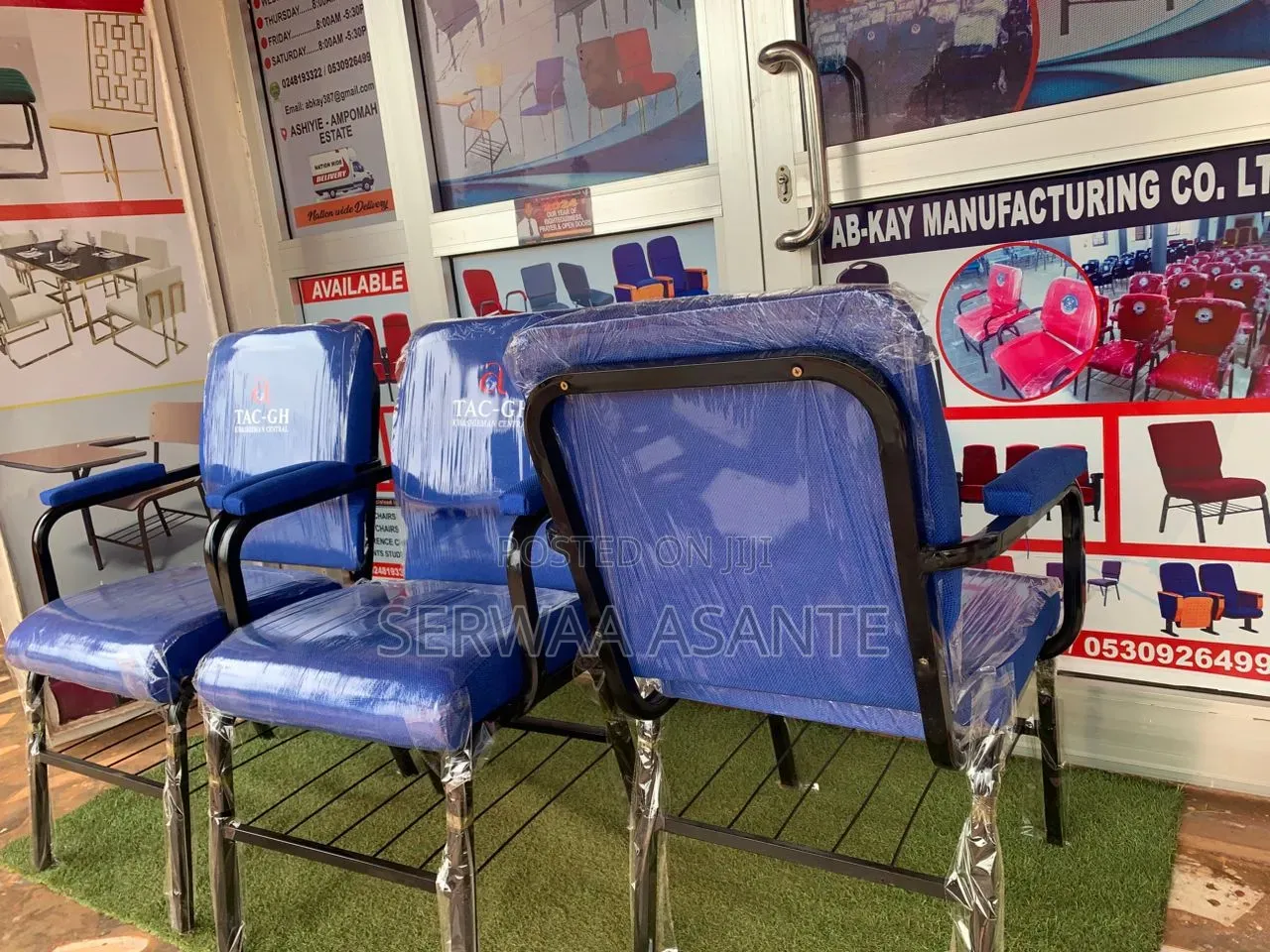 Made In Ghana Chairs,Tables,Metal Bunk Beds ,Luxury Chairs Etc