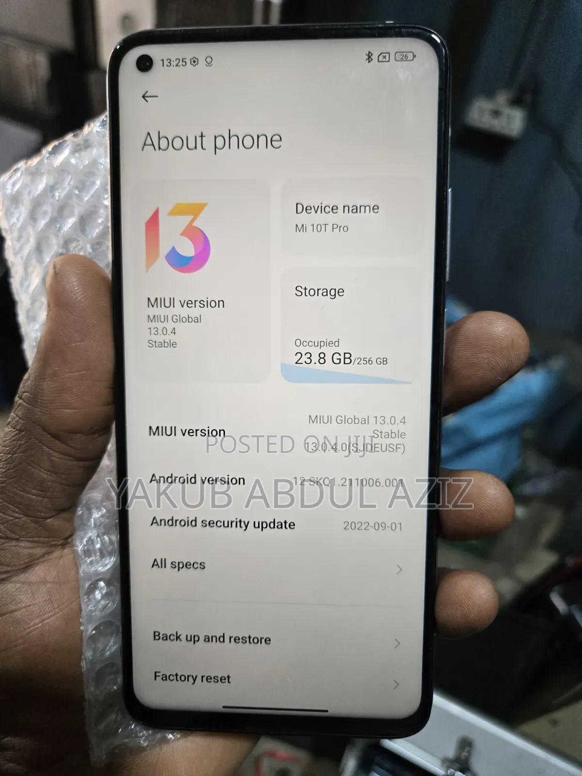 Xiaomi Mi 10T Pro 256 GB Black