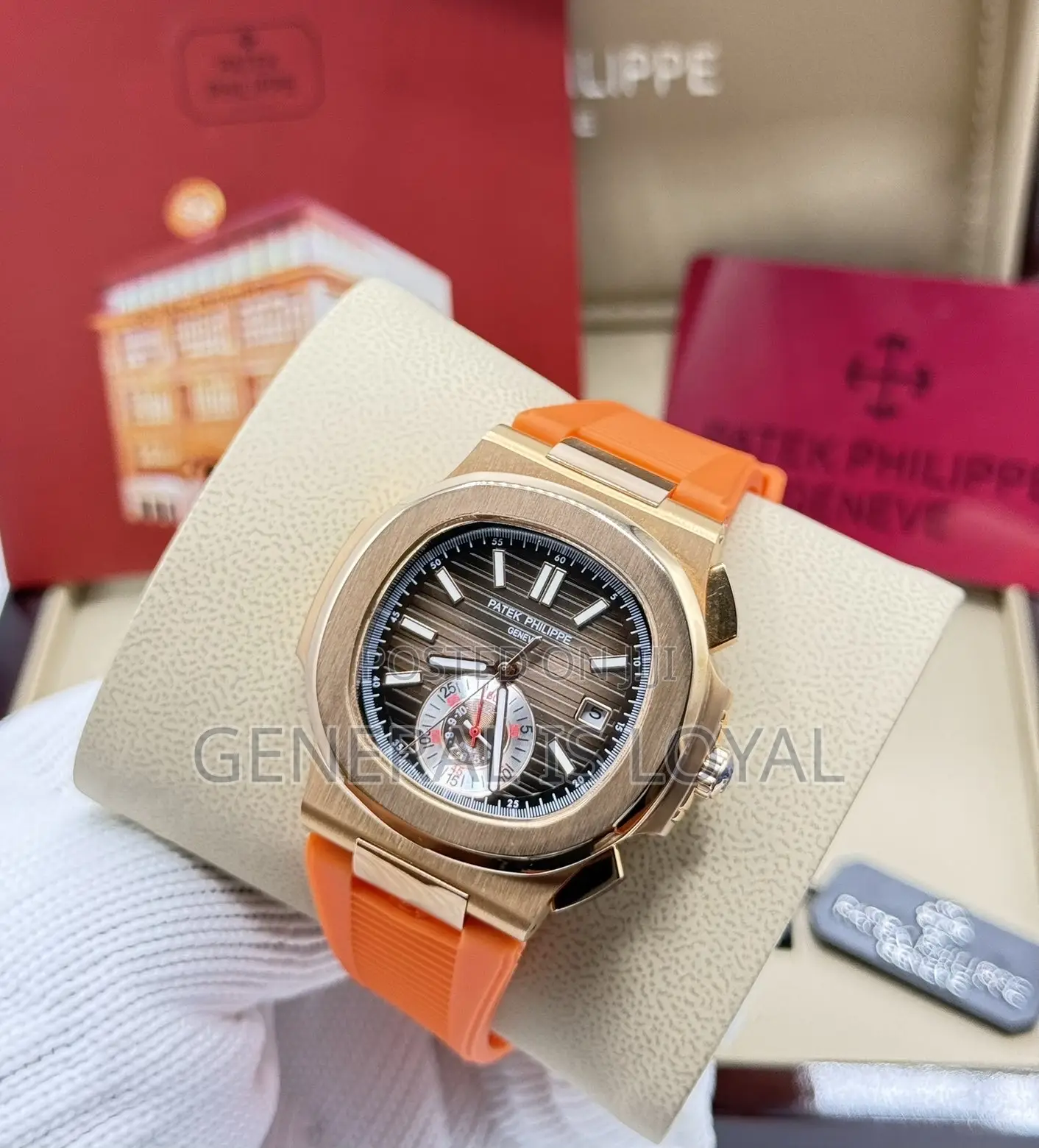 Patek Philippe Nautilus Chronograph Automatic Date Watch