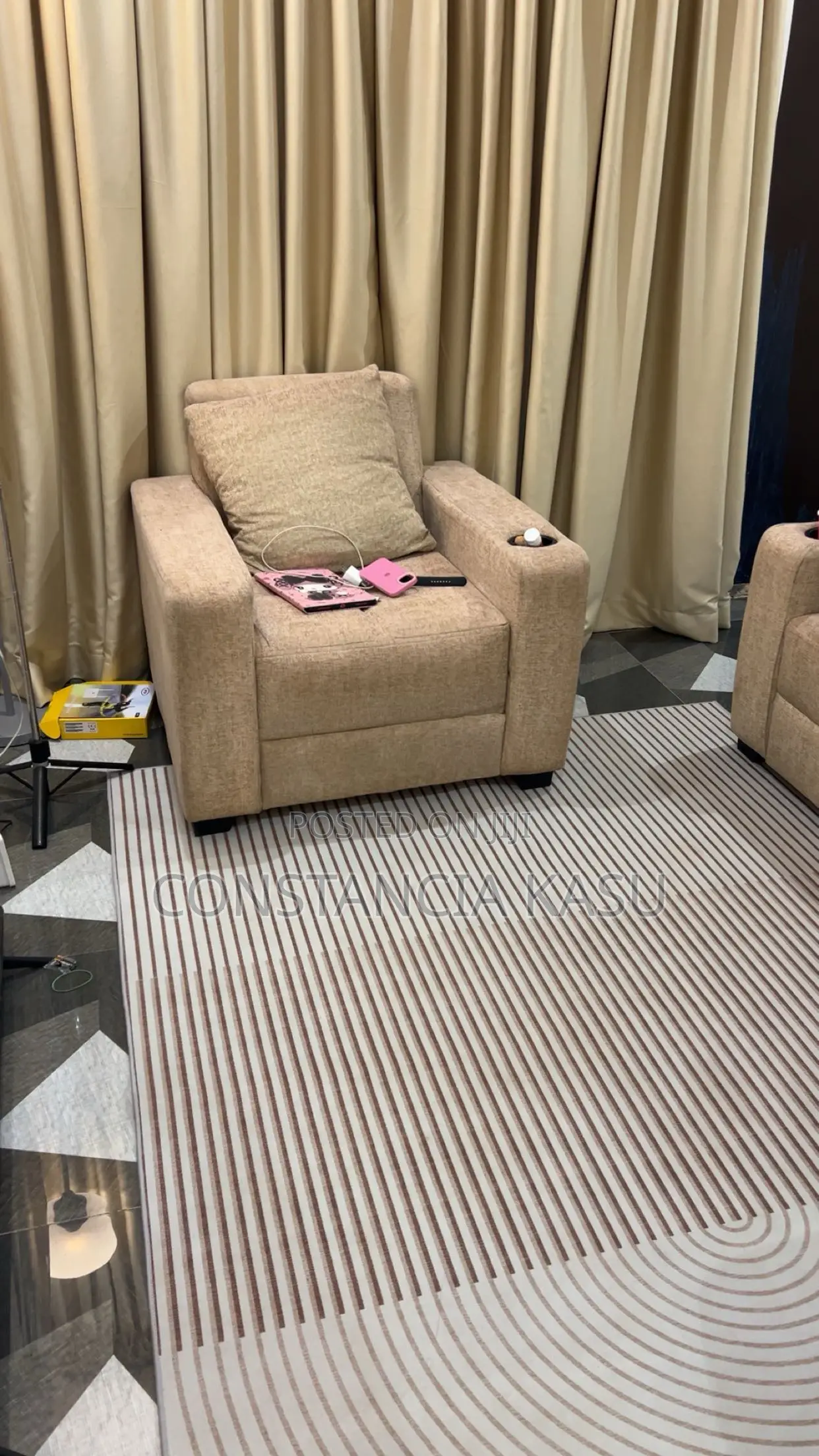 L Shaped Sofa and a Single Sofa