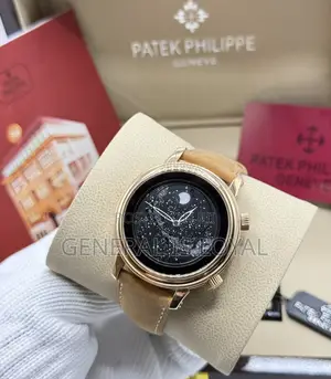 Patek Philippe Celestial Rotating Sky Chart Dial Depicting Moon Stars.