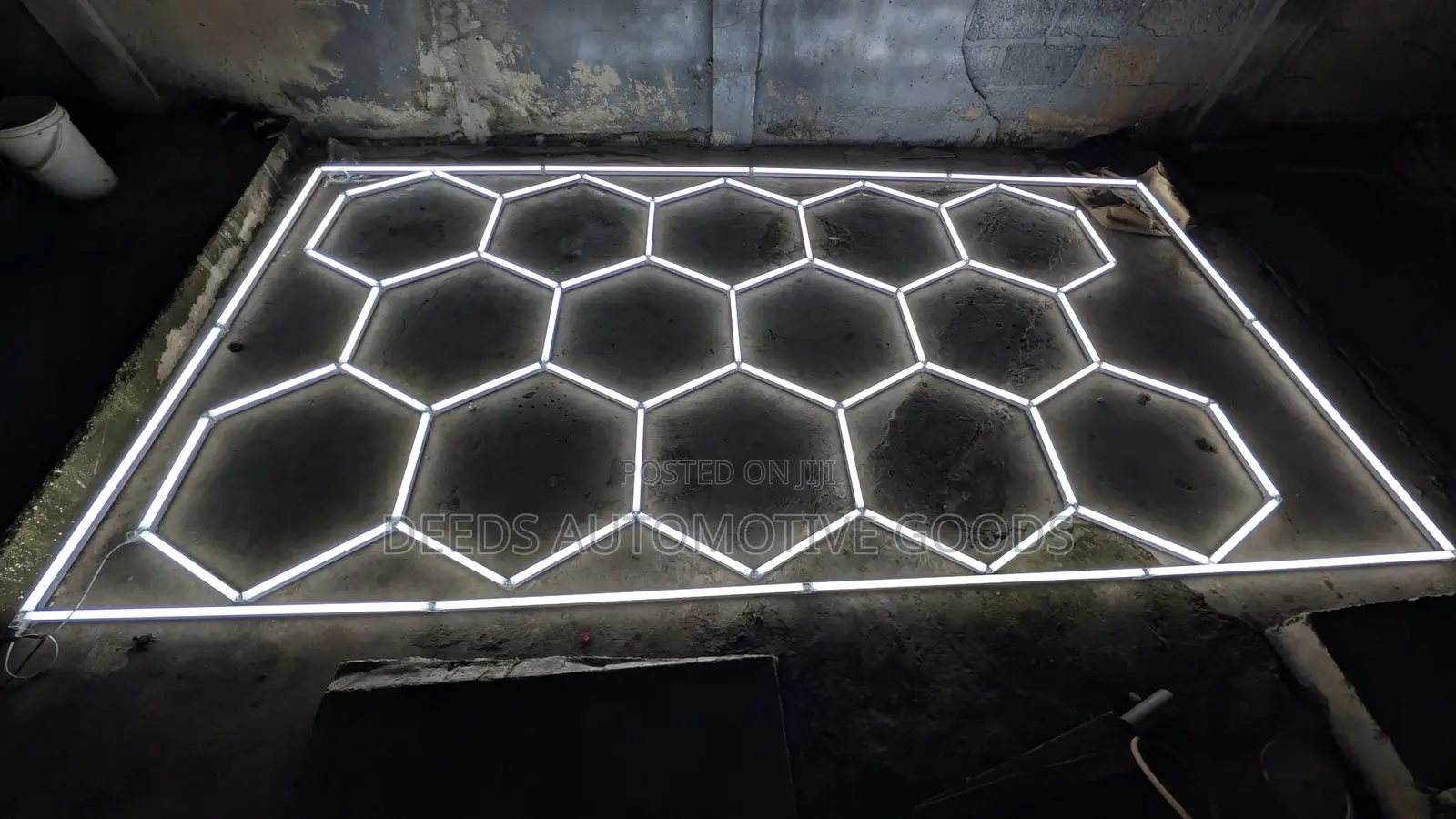 Hexagon Lamps for Detailing Shop, Garage and Barber Shop