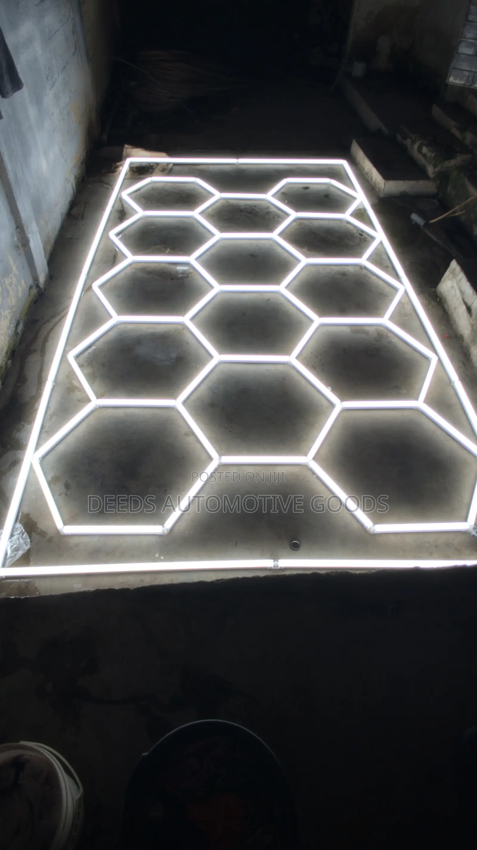 Hexagon Lamps for Detailing Shop, Garage and Barber Shop